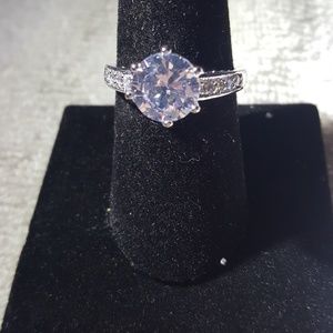 Solitaire CZ Fashion Ring SZ 9.5 NWOT